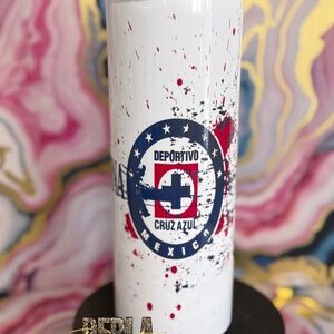 Deportivo Cruz Azul Mexico White Tumbler